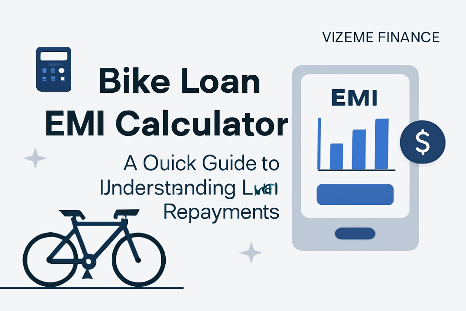 Young professional using bike EMI calculator on laptop – financial planning for two-wheeler loan